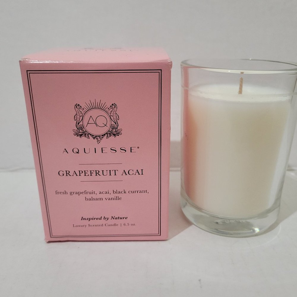 Aquiesse Grapefruit Acai Luxury Scented Candle 6.5oz